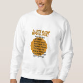 Quote sweatshirt (Voorkant)