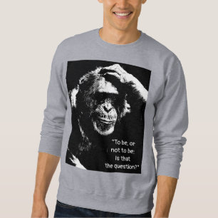 Quote Te zijn of niet te zijn Mannen Trui