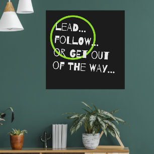 Quote Typografie Poster