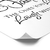 Quote voor familie en liefde poster (Hoek)