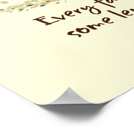 Quote voor Humor familiestructuur Poster (Hoek)