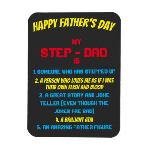 Quote voor vaderdag Stap Pa Magneet