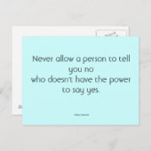 Quotes Briefkaarten (Voorkant / Achterkant)