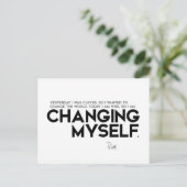 QUOTES: Rumi: Zelf veranderen Briefkaart (Staand voorkant)