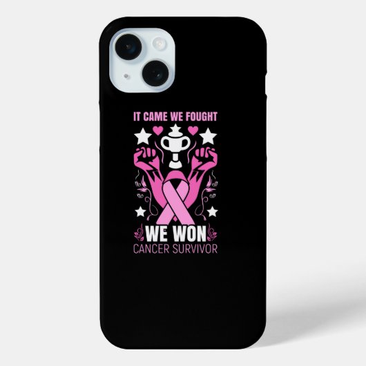 Quotes voor borstkankerbewustzijn Case-Mate iPhone case (Achterkant)