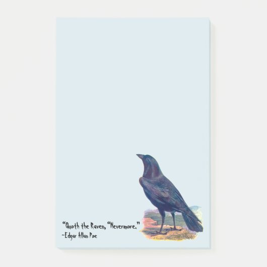 Quoth de Raven Nevermore De Ravens Post-it® Notes (Voorkant)