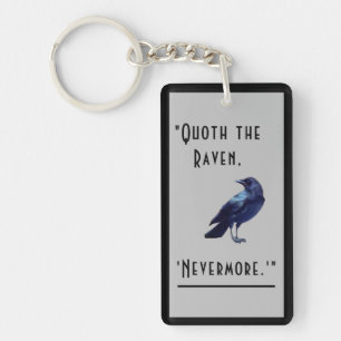 "Quoth the Raven ... "AcrylSleutelhanger Sleutelhanger