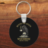 Quoth The Raven Nevermore Before Coffee Funny Quot Sleutelhanger (Voorkant)