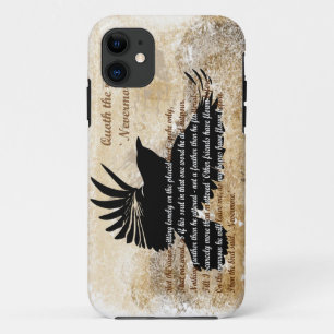 Quoth the Raven Nevermore Edgar Allan Poe iphone5 iPhone 11 Hoesje