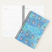 Quotidien Hebdomadaire Planificateur mensuel conce (Devant avec enveloppe)