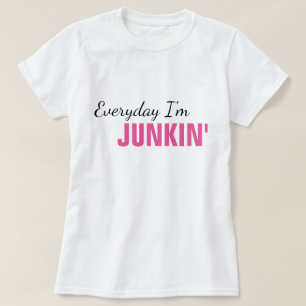 Quotidien je suis le T-shirt des femmes de Junkin