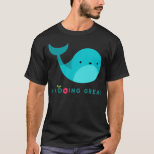 quotIx27m die een grote schattige walvis doet T-shirt