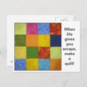 Quottes Briefkaart blokkeren (Voorkant / Achterkant)