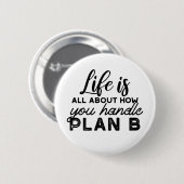 Quottes voor Handelsplan B Ronde Button 5,7 Cm (Voorkant /achterkant)