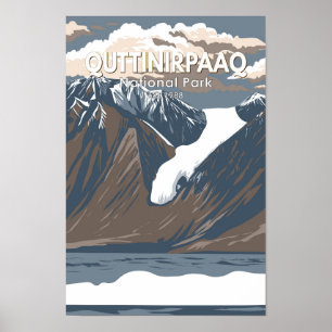 Quttinirpaaq National Park Canda Travel  Poster