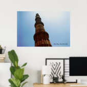 Qutub Minar Poster (Thuiskantoor)