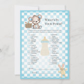 Qu'y a-t-il dans votre sac à main ? Carte de jeu d (Devant)