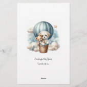 Qu'y a-t-il dans votre sac de Baby shower Carte de (Dos)