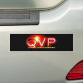 QVP Logo Bumpersticker (Op auto)
