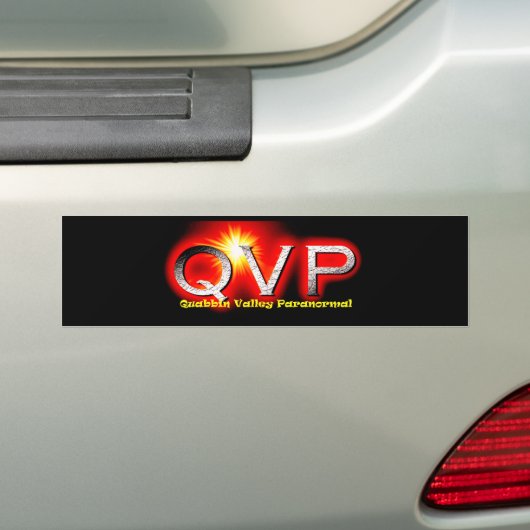 QVP Logo Bumpersticker (Op auto)
