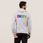 QWERTY HOODIE (Achterkant volledig)