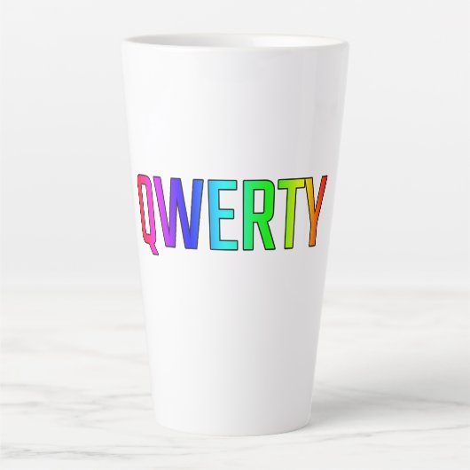 QWERTY LATTE MOK (Voorkant)