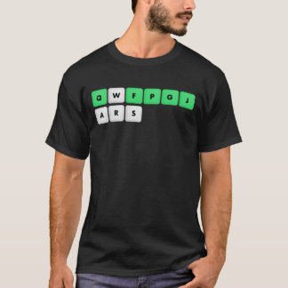 QWFPGJ | WARS | Geek | Colemak | Toetsenbord T-shirt