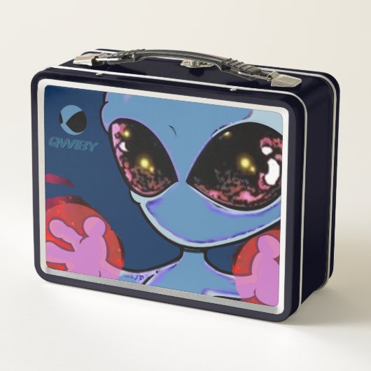 Qwiby Metal Lunch Box (Achterkant)