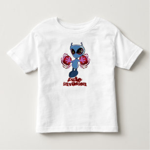 Qwiby : Mignonne T-shirt Toddler Invasion