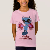 Qwiby : Mignonne T-shirt Toddler Invasion (Devant)