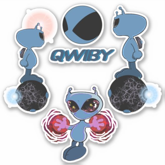 Qwiby Stickers (Voorkant)