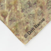 R19 Coyote Laying Fleece Deken (Hoek)