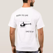 R22 , LEVEND TOT LEVEN GEBOREN T-SHIRT (Achterkant)