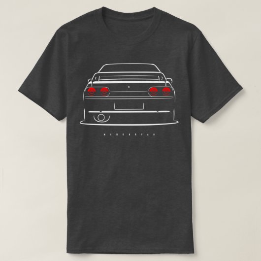 R32 GTR achterste uitzicht T-shirt (Design voorkant)
