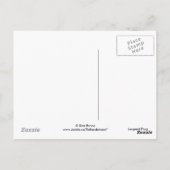 R3 Kikker van luipaard Briefkaart (Achterkant)