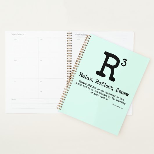 R3 : Relax, Refléter, Renouveler (Devant avec enveloppe)