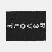 R3volt - Weersta - Rantiwork Fleece Deken (Voorkant (Horizontaal))