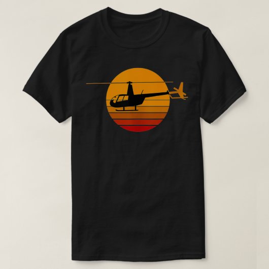 R44 Helicopter Pilot Aviation  R44 Helicopter  T-shirt (Design voorkant)