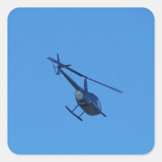 R44 Helikopter Vierkante Sticker