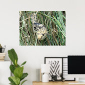 R4 Bull Snake in Grass Poster (Thuiskantoor)
