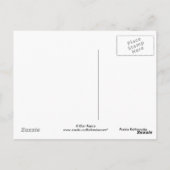 R6 Prairie Rattlesnake Briefkaart (Achterkant)