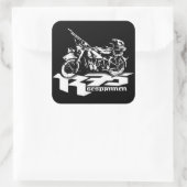 R75 Vierkante Stickers (Tas)