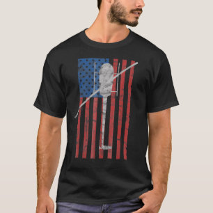 R 22 Kleur van de vlag van de gevechtshelikopter T-shirt