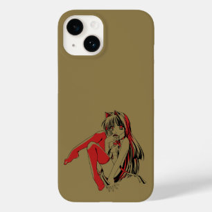 R & B Manga, Neko Catgirl Furry Loli Anime Case-Mate iPhone 14 Hoesje