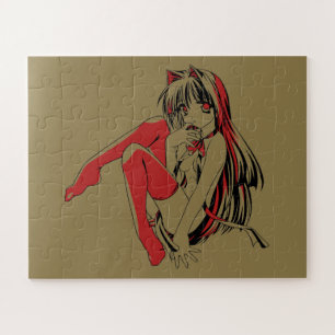 R&B Manga, Neko Catgirl Furry Loli Anime Legpuzzel