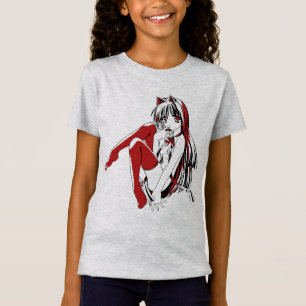 R&B Manga, Neko Catgirl Furry Loli Anime T-shirt
