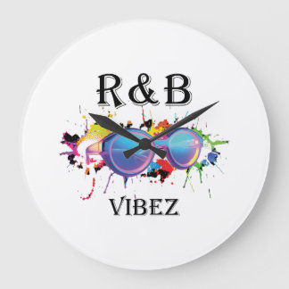 R&B Vibez Grafische T-shirt | Kleurrijke muziek es Grote Klok