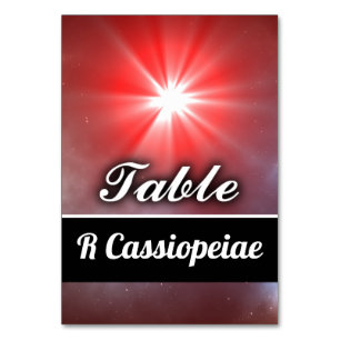 R Cassiopeiae Kaart