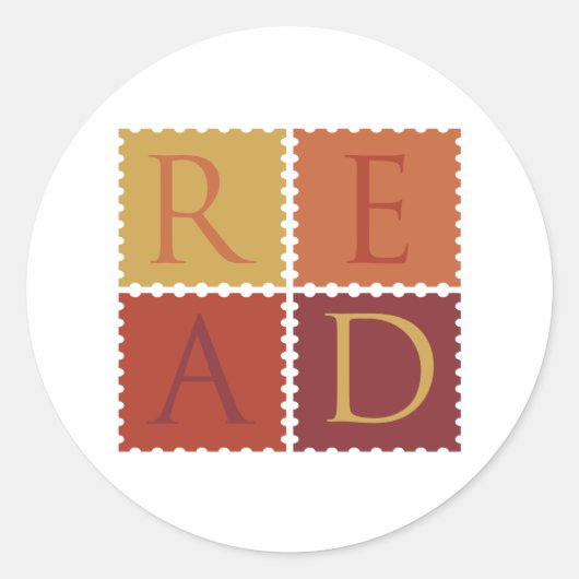 R-E-A-D Stickers (Voorkant)