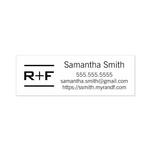 R+F Info Stempel (Design)